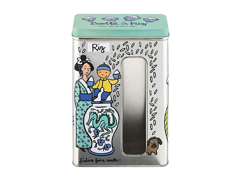 Boite à fenêtre Riz Dragon 2200ml Multicolore  Derrière la porte