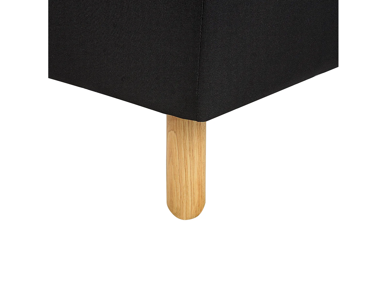 Chaiselounge Stoffbezug schwarz gesteppt verstellbare Rückenlehne Retro Alsten