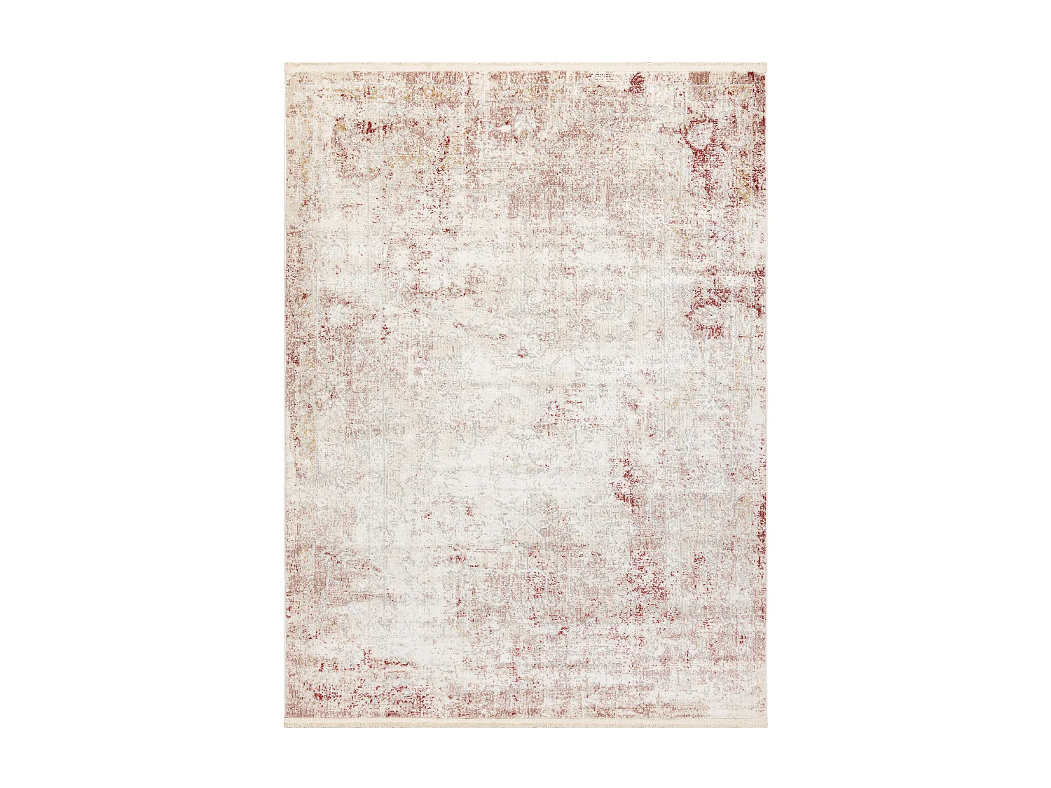 DISTIN 0828A rosa / pó / branco tapete moderno - Abstração, vintage 140x190 cm