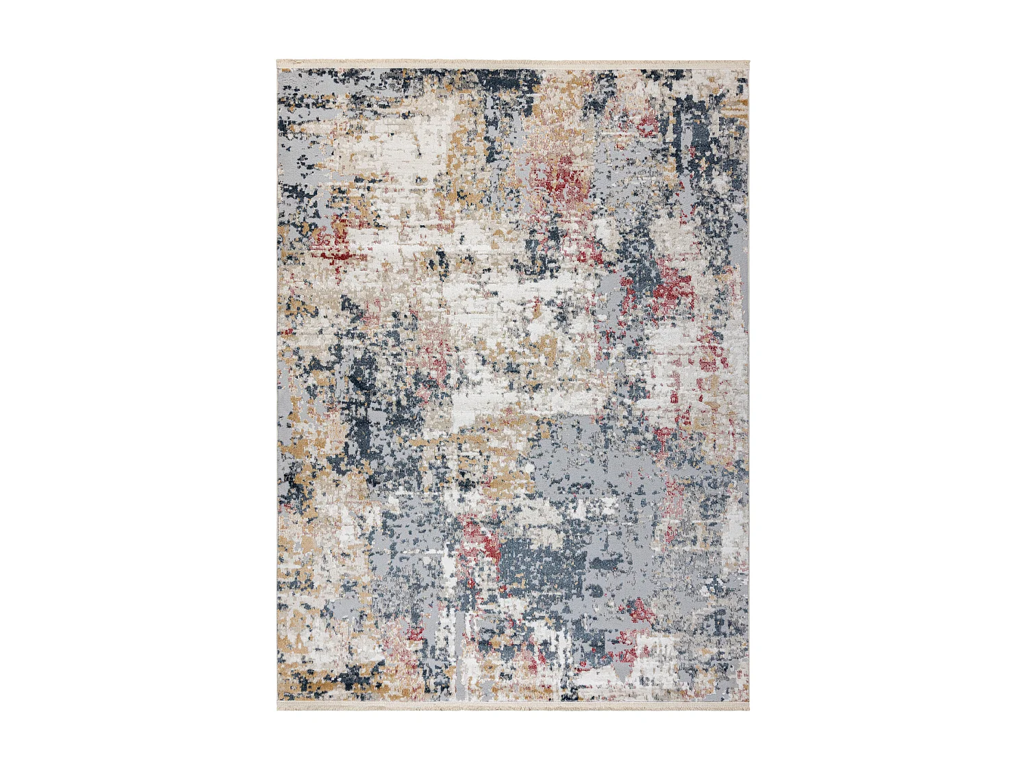 Tapis moderne DISTIN 0123A / poudre / blanc - Abstraction, vintage, fr 160x230 cm