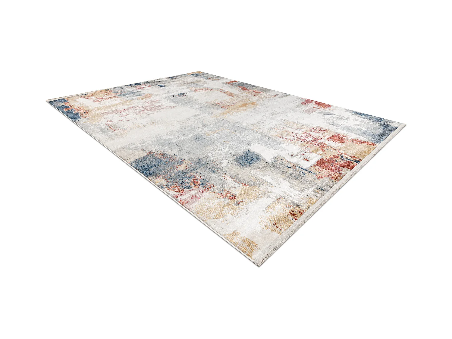 Tapis moderne DISTIN 0144B blanc / / poudre - Abstraction, vintage, fr 80x150 cm