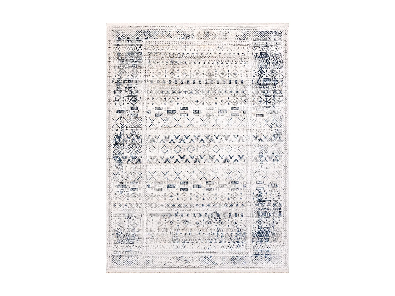 DISTIN 0833A azul marinho / azul / branco tapete moderno - Boho, vinta 120x170 cm