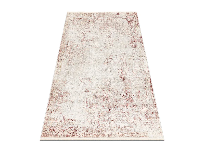 DISTIN 0828A rosa / cipria / bianco tappeto moderno - Astrazione, vint 80x150 cm