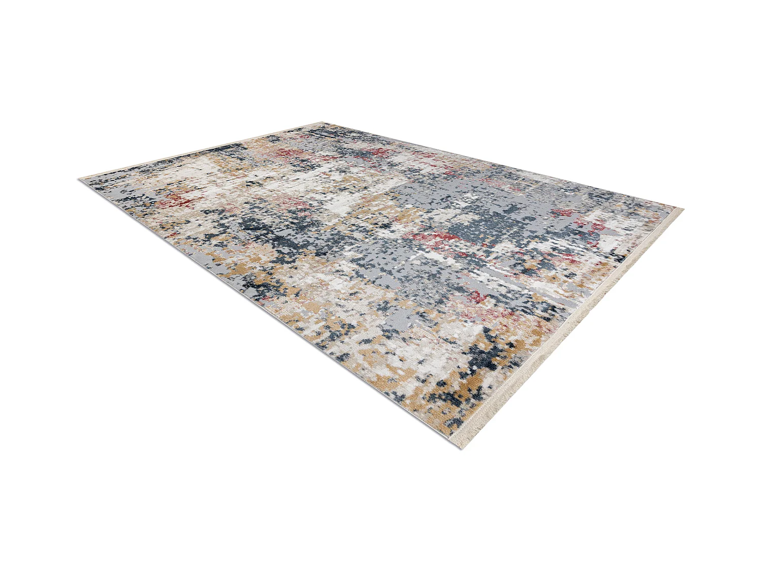 DISTIN 0123A rosa / cipria / bianco tappeto moderno - Astrazione, vint 200x290 cm