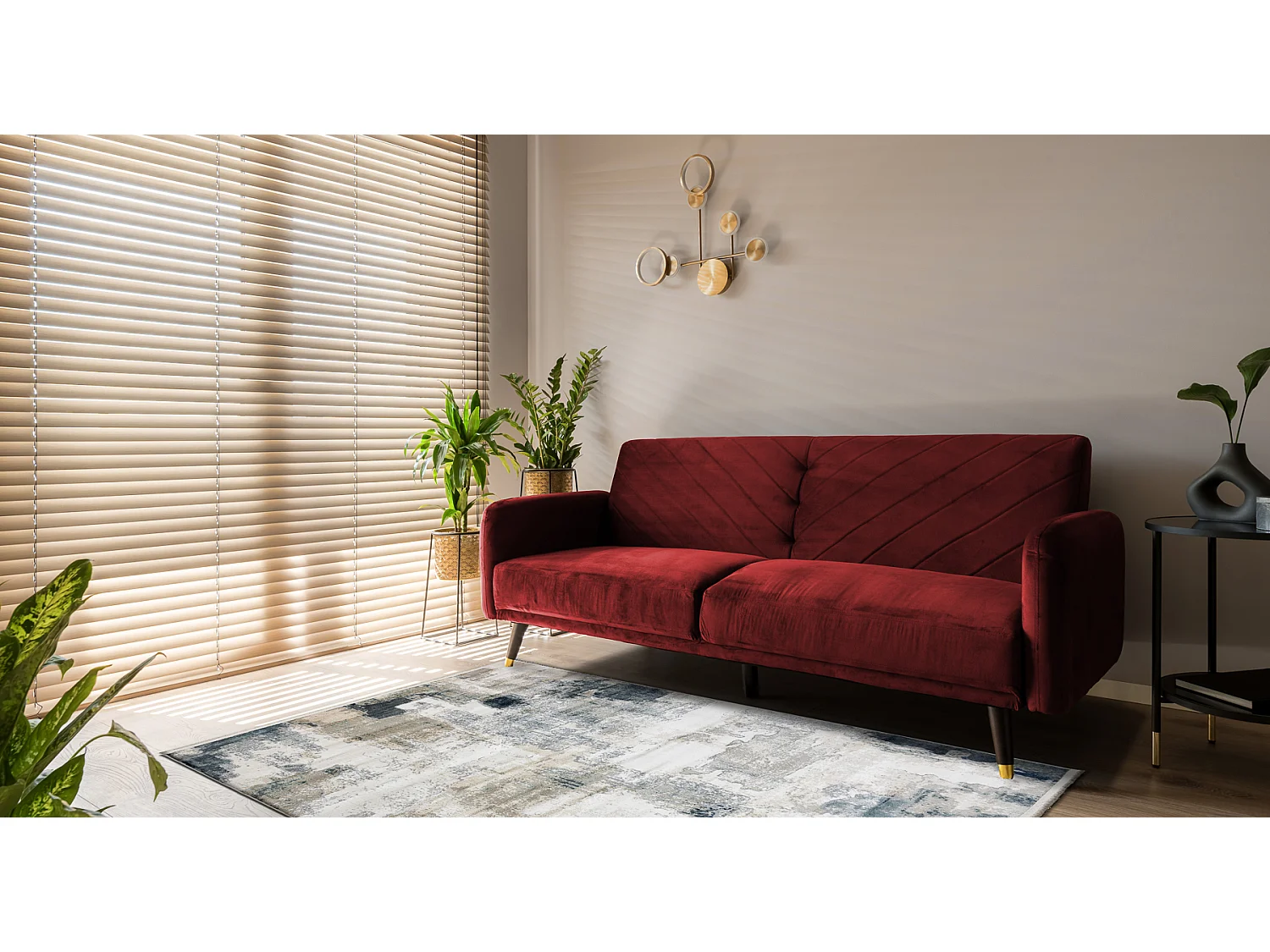 Dywan DISTIN 0144A biały / krem / beż nowoczesny - Abstrakcja, vinta 140x190 cm