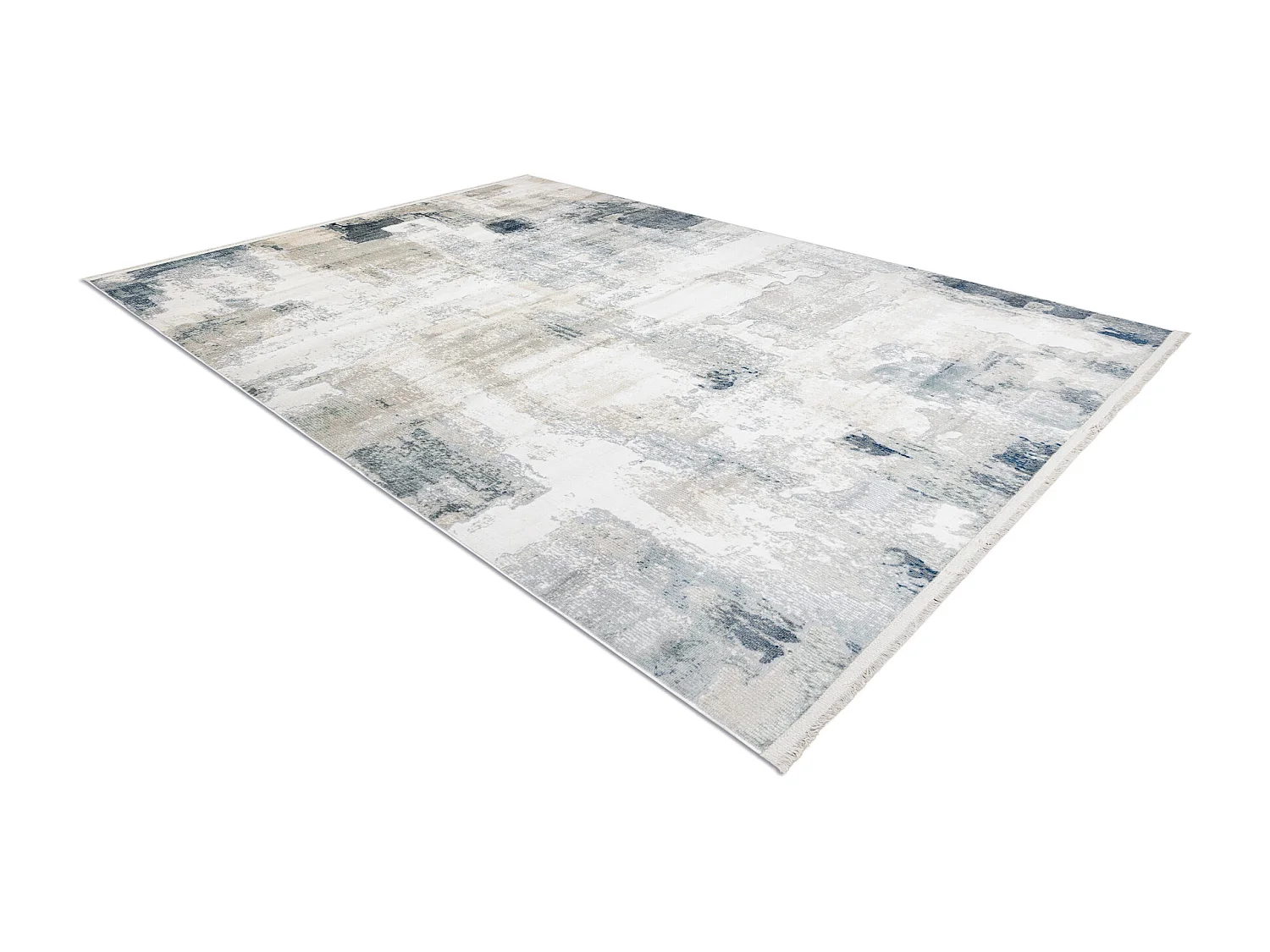 Tapis moderne DISTIN 0144A blanc / crème / beige - Abstraction, vinta 140x190 cm
