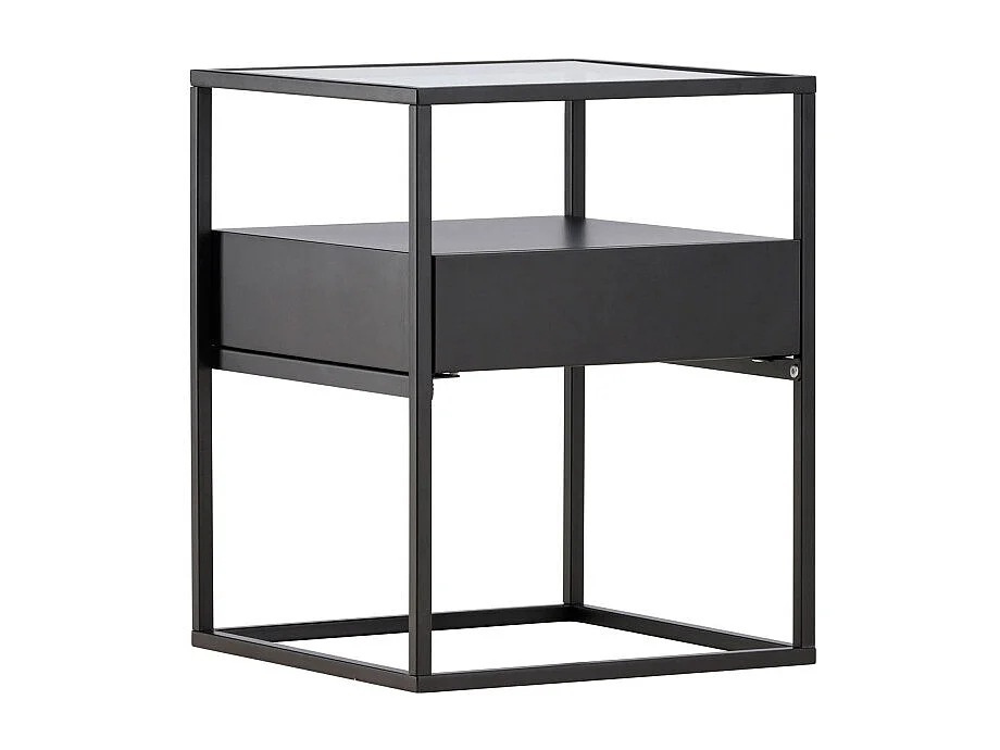 Table d'Appoint Design "Fortaleza" 51cm Noir