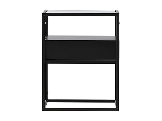 Fortaleza hoektafel 1 lade, 1 plank zwart.