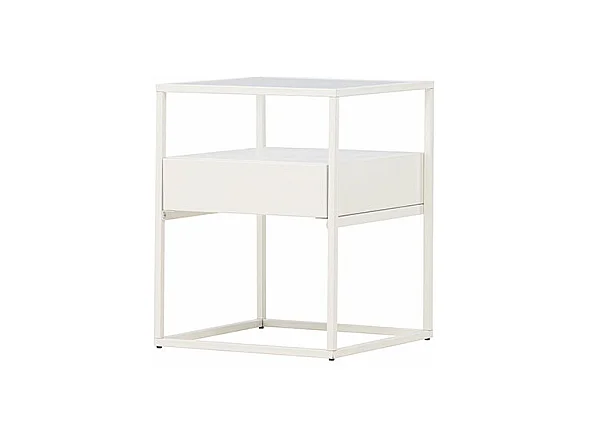 Fortaleza hoektafel 1 lade, 1 plank wit.