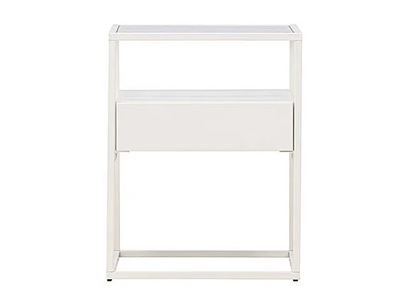 Fortaleza hoektafel 1 lade, 1 plank wit.
