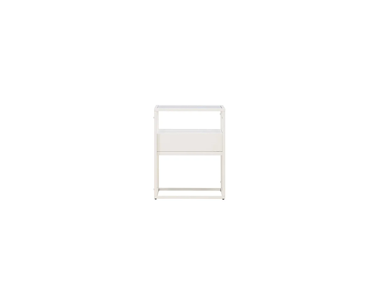 Fortaleza hoektafel 1 lade, 1 plank wit.