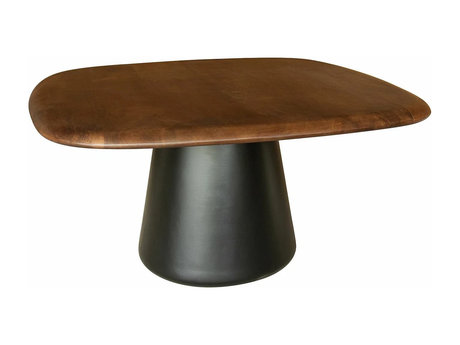 Now's Home - Table Basse En Bois De Manguier Et Pied En Metal Noir