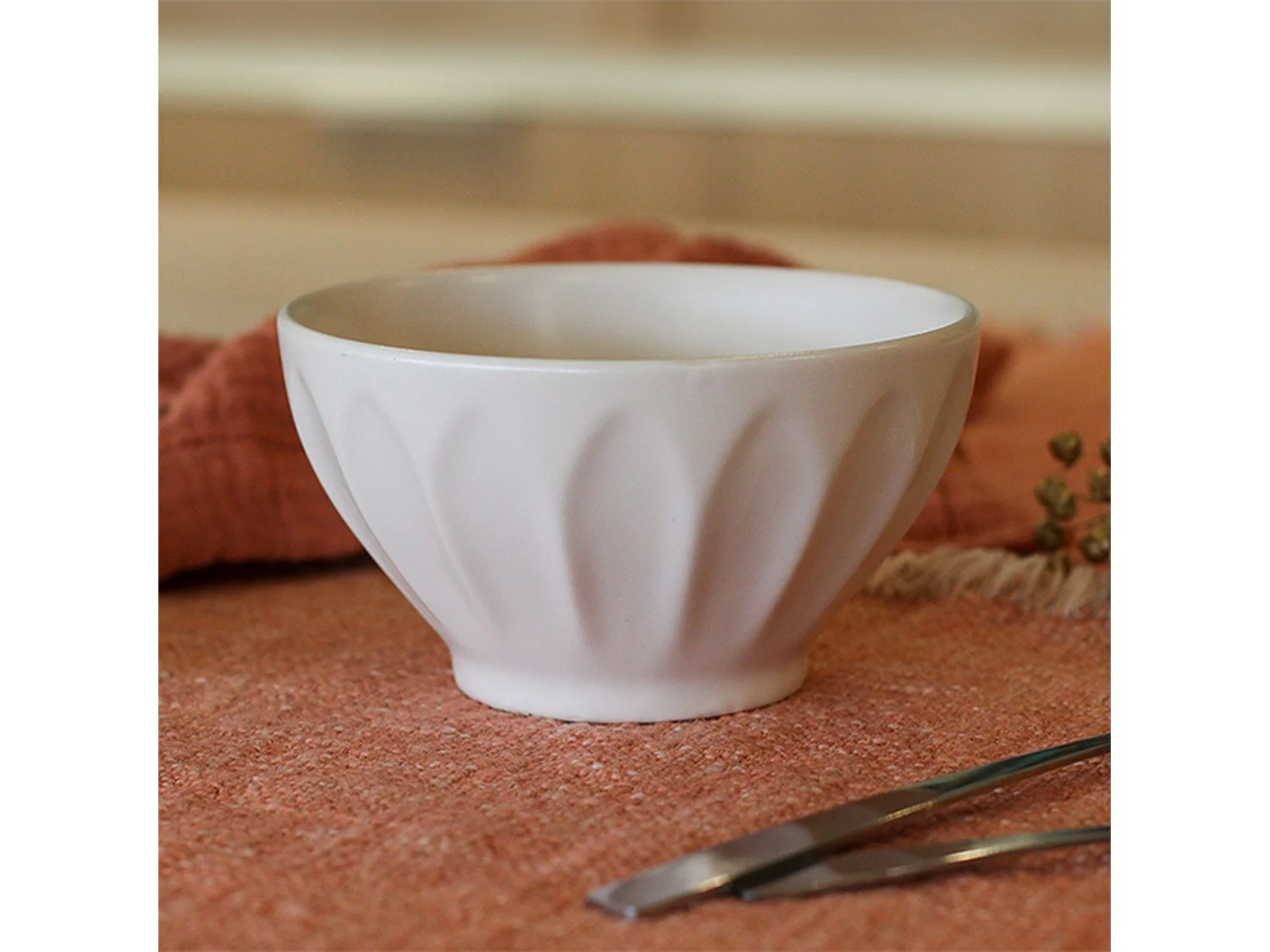 Novastyl - Lot 6 Bol Bistrot 580ml En Faience Creme