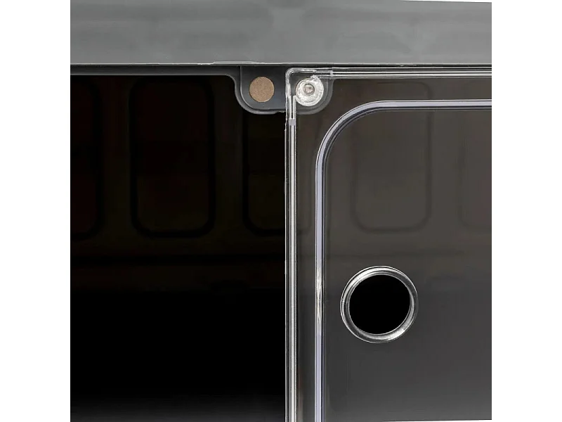 Tour de Rangement Pliable "6 Niveaux" 104cm Gris