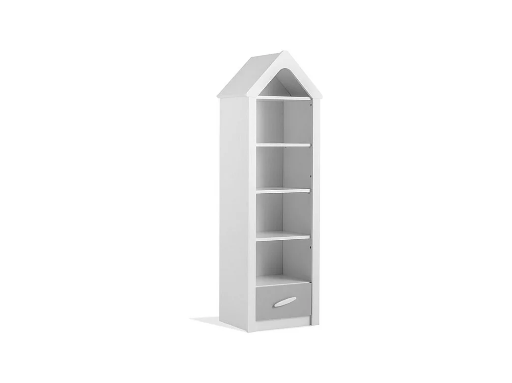 Etagère avec  tiroir blanche 164,4x47,4x41,3 cm