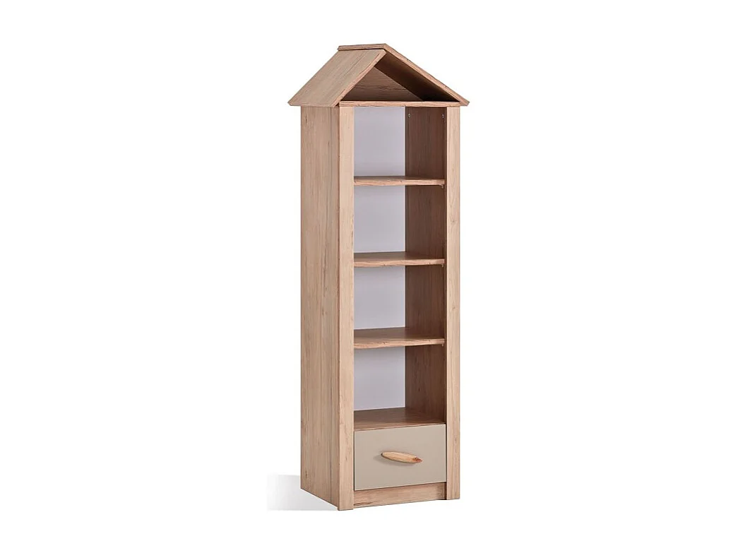 Scaffale con cassetti grigio 164,4x47,4x41,3 cm