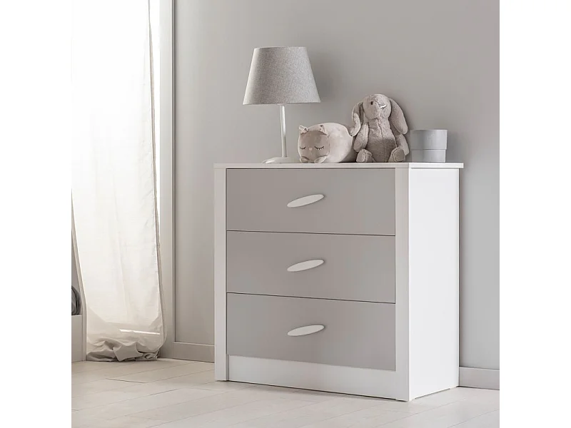 Kommode grau 85x84x42cm