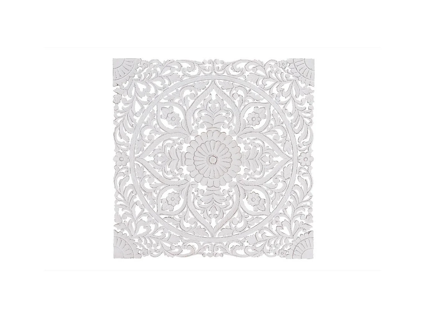 Tête de lit Bois Blanc - Décoration d'Autrefois