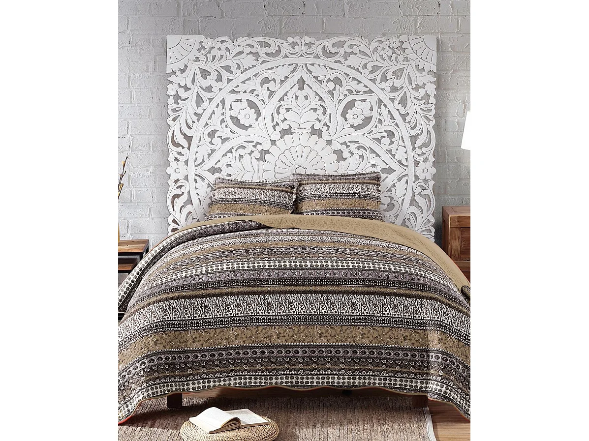 Kopfteil/Panel in Used-Optik in Weiß