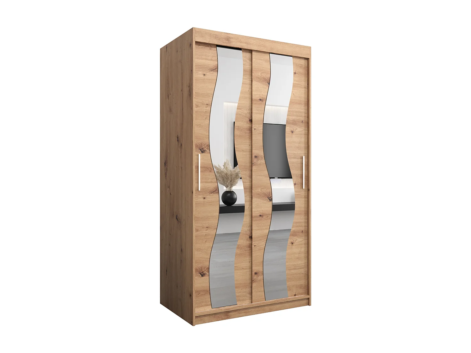 Armoire Sewilla À Portes Coulissantes 200/100/62 2 portes (Artisan/Artisan)