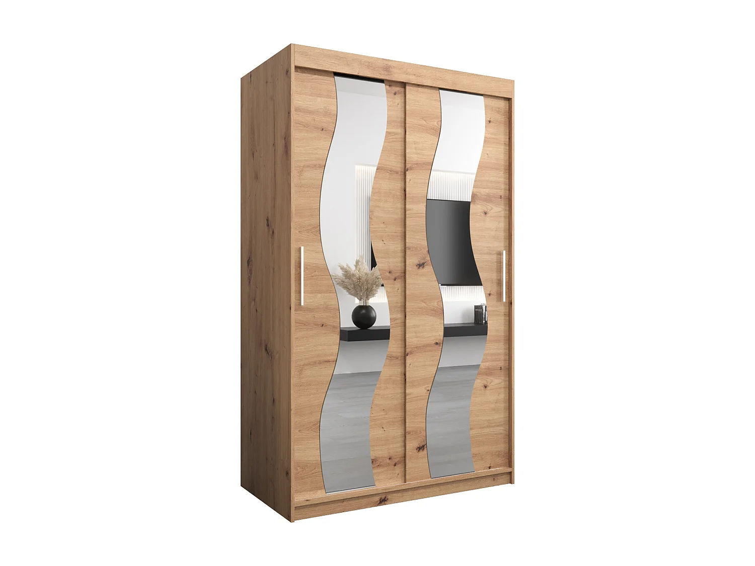 Armoire Sewilla À Portes Coulissantes 200/120/62 2 portes (Artisan/Artisan)