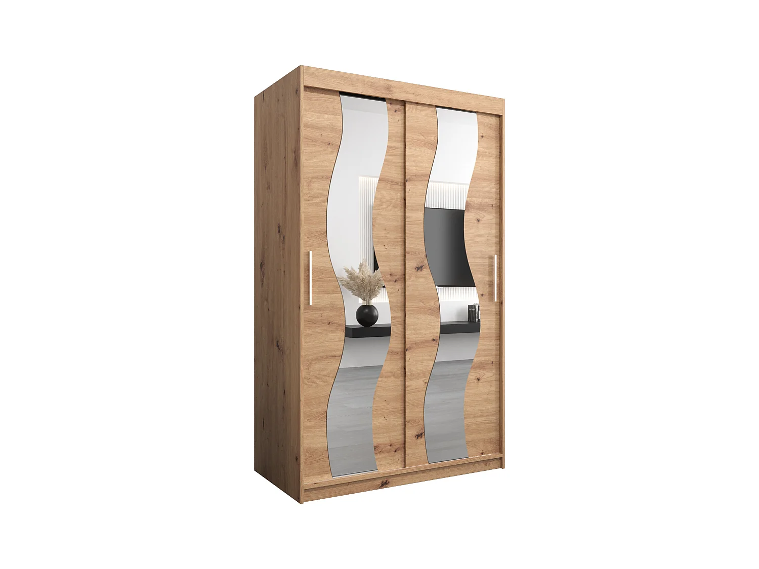 Armoire Sewilla À Portes Coulissantes 200/120/62 2 portes (Artisan/Artisan)