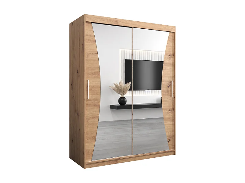 ARMARIO MONACO DE PUERTAS CORREDERAS 200/150/62 2 puertas (artisan/artisan)