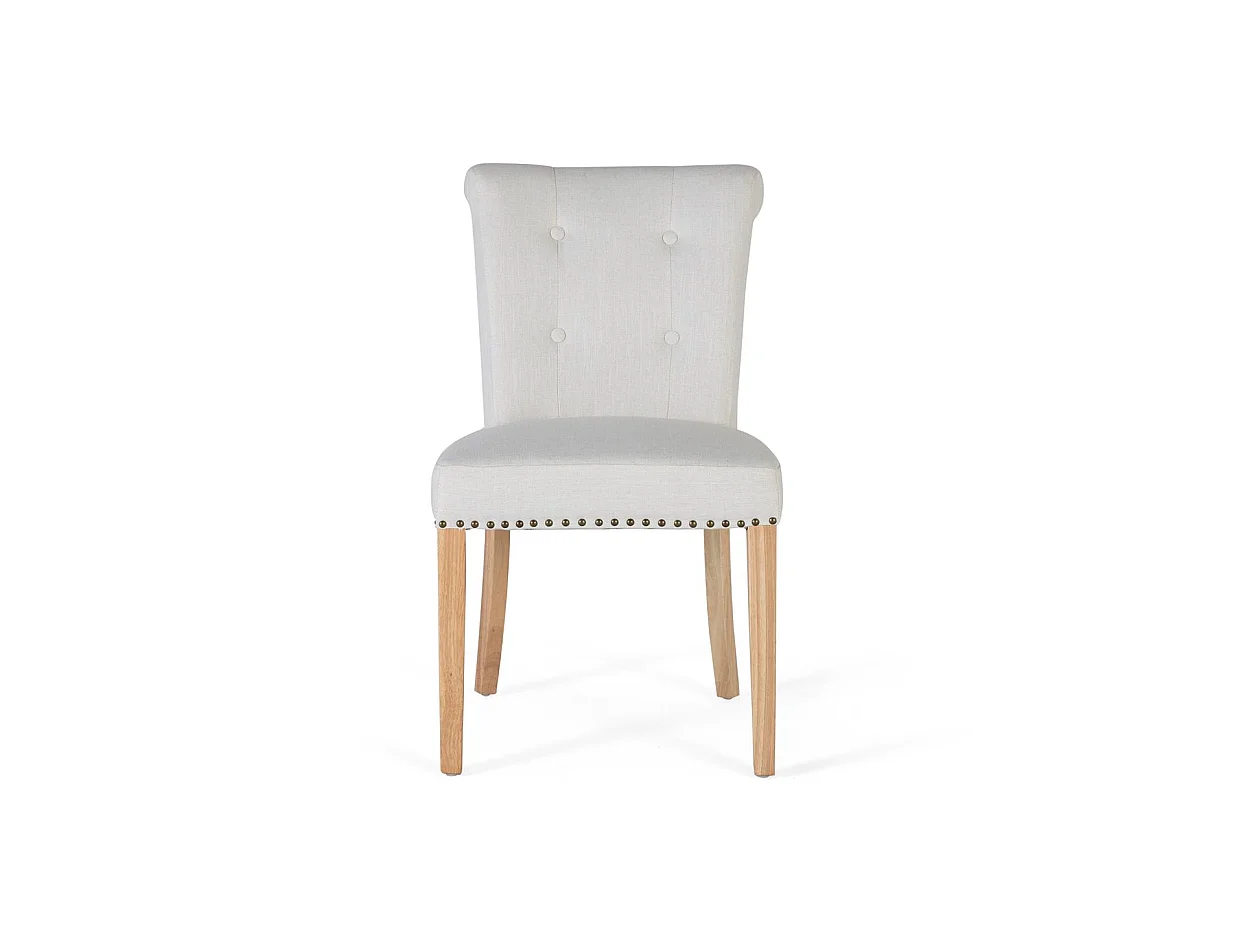 Chaise en bois 51 cm, style contemporain moderne - 86 x 51 x 64 cm
