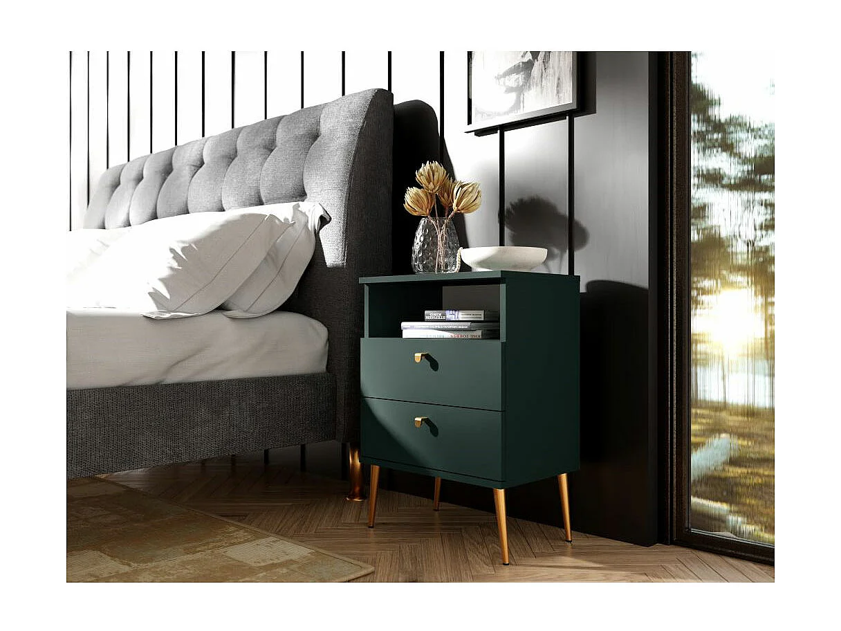 NACHTTISCH High grün 50 / 34 / 69,5cm