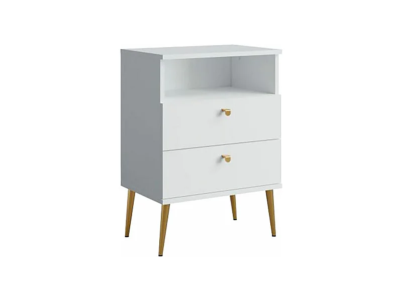 NACHTTISCH High alpinweiß 50 / 34 / 69,5cm