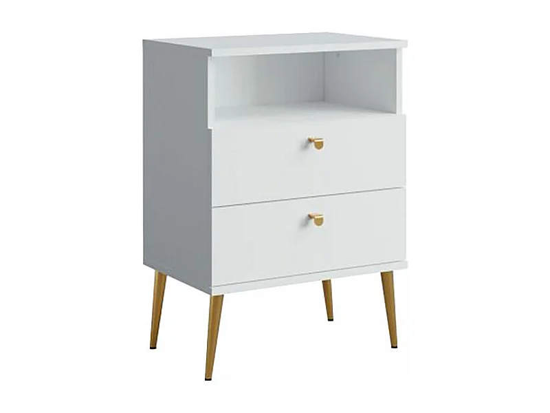 NACHTTISCH High alpinweiß 50 / 34 / 69,5cm