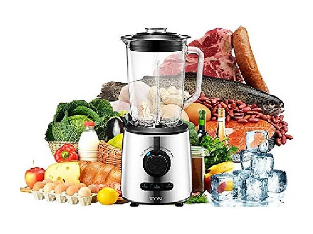 EVVO Batidora de vaso Tasty Cyclon - 600W, 21000 RPM, 1,5 litros