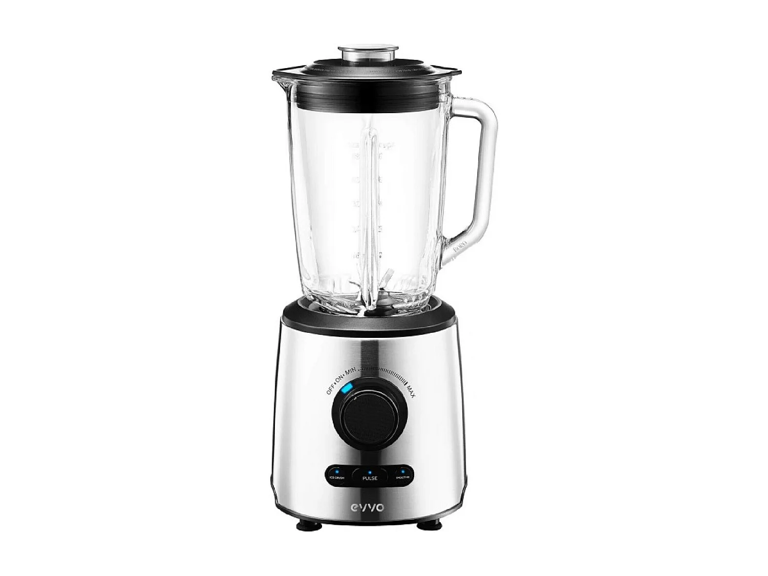 EVVO Batidora de vaso Tasty Cyclon - 600W, 21000 RPM, 1,5 litros