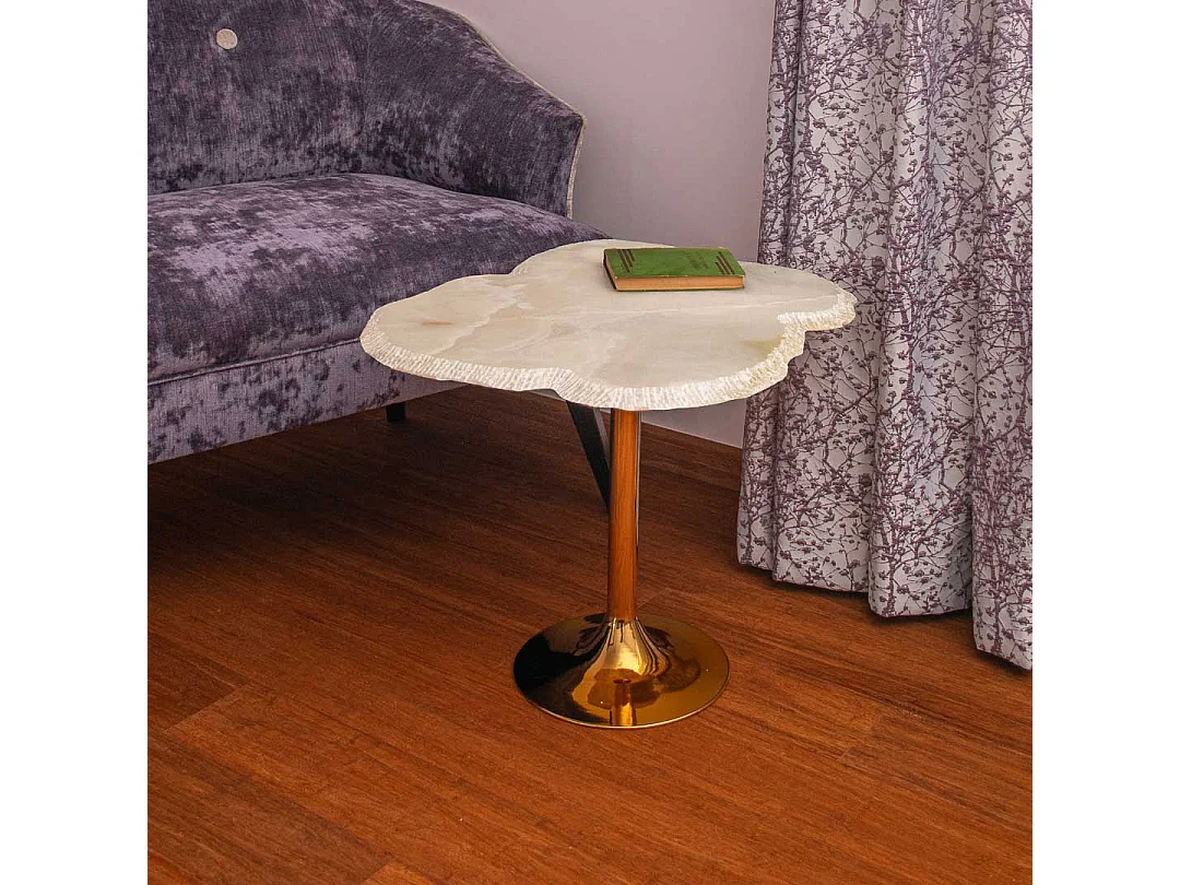 Mesa auxiliar de piedra natural