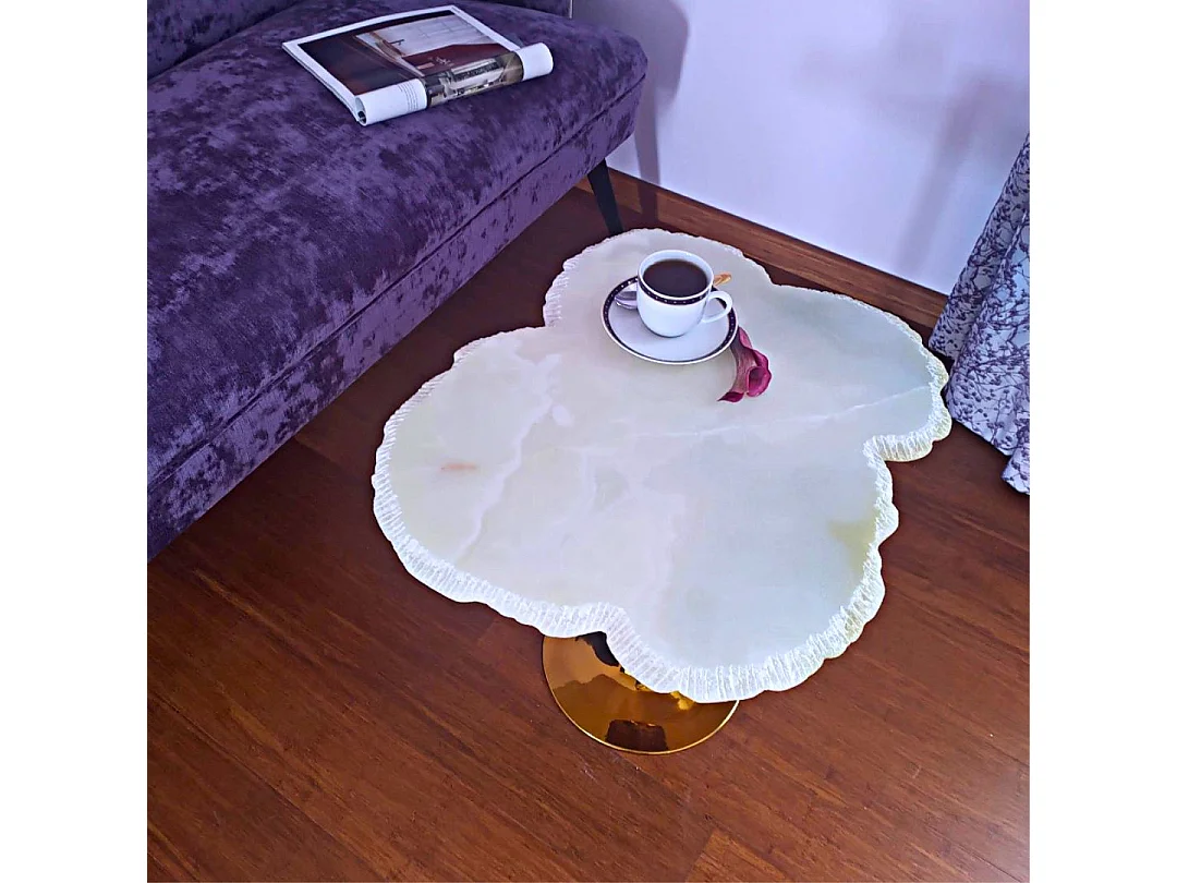 Mesa auxiliar de piedra natural