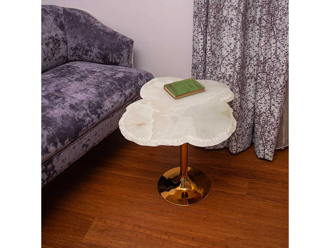 Mesa auxiliar de piedra natural