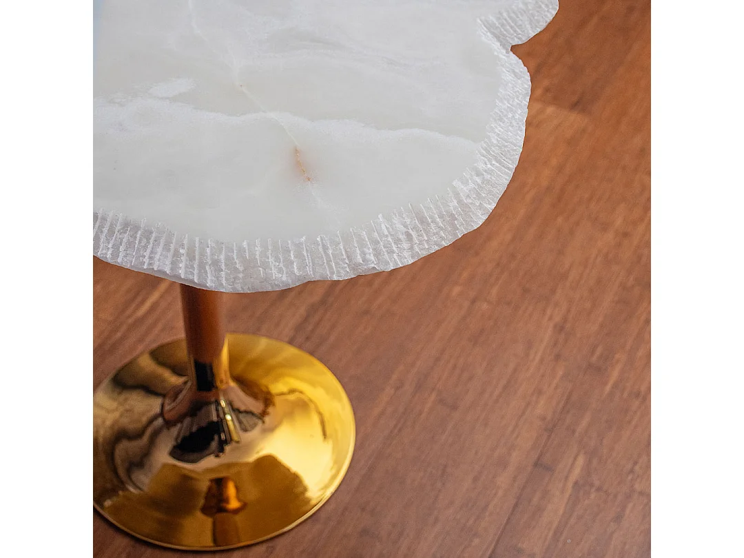 Mesa auxiliar de piedra natural