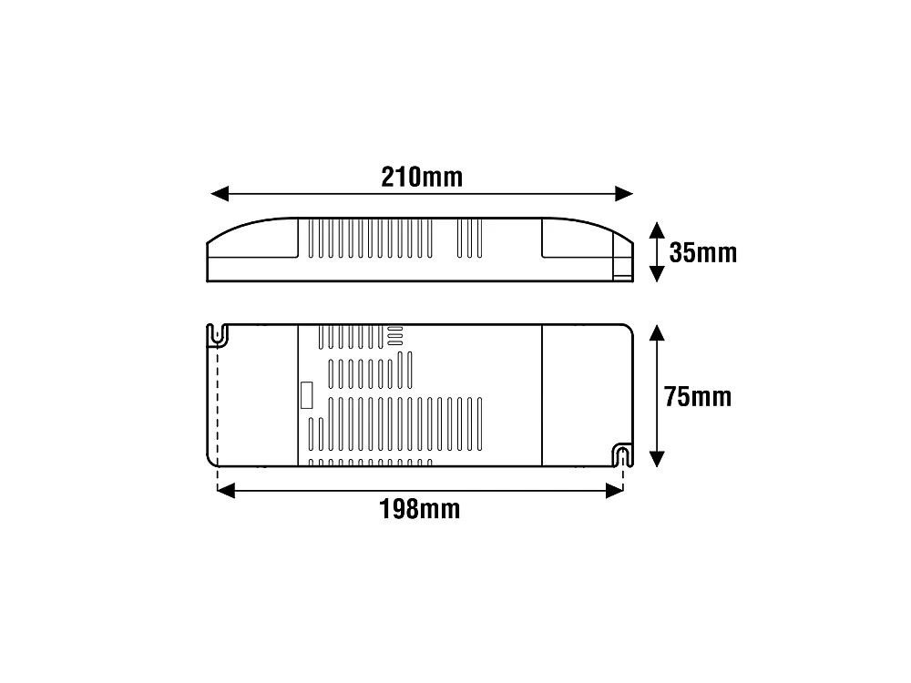 Alimentatore Dimmerabile 150W 24V LEF LIGHTING Per strisce LED