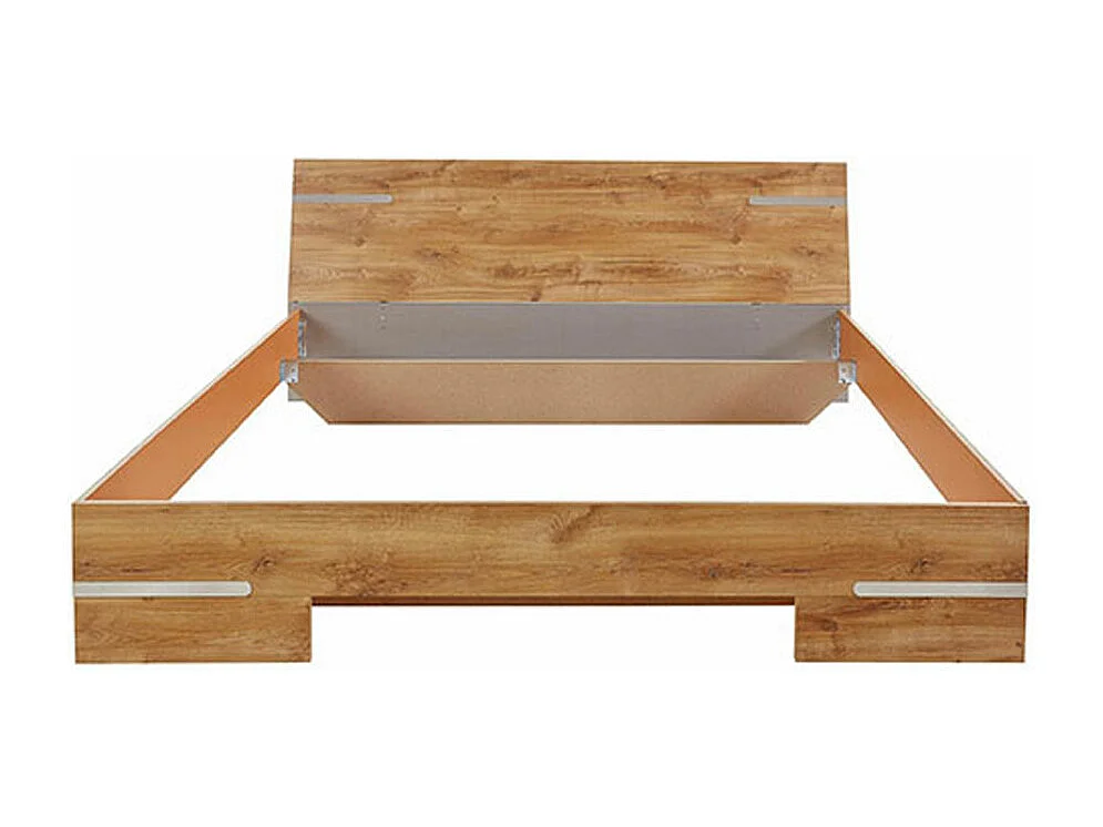 DOPPELBETT Anna Plankeneiche 169 / 210 / 81cm