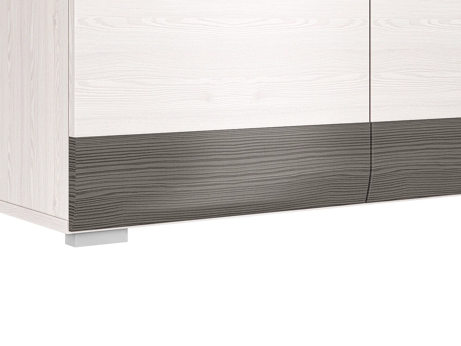 SIDEBOARD Blanco Pinie weiß / grau 165 / 42 / 96cm