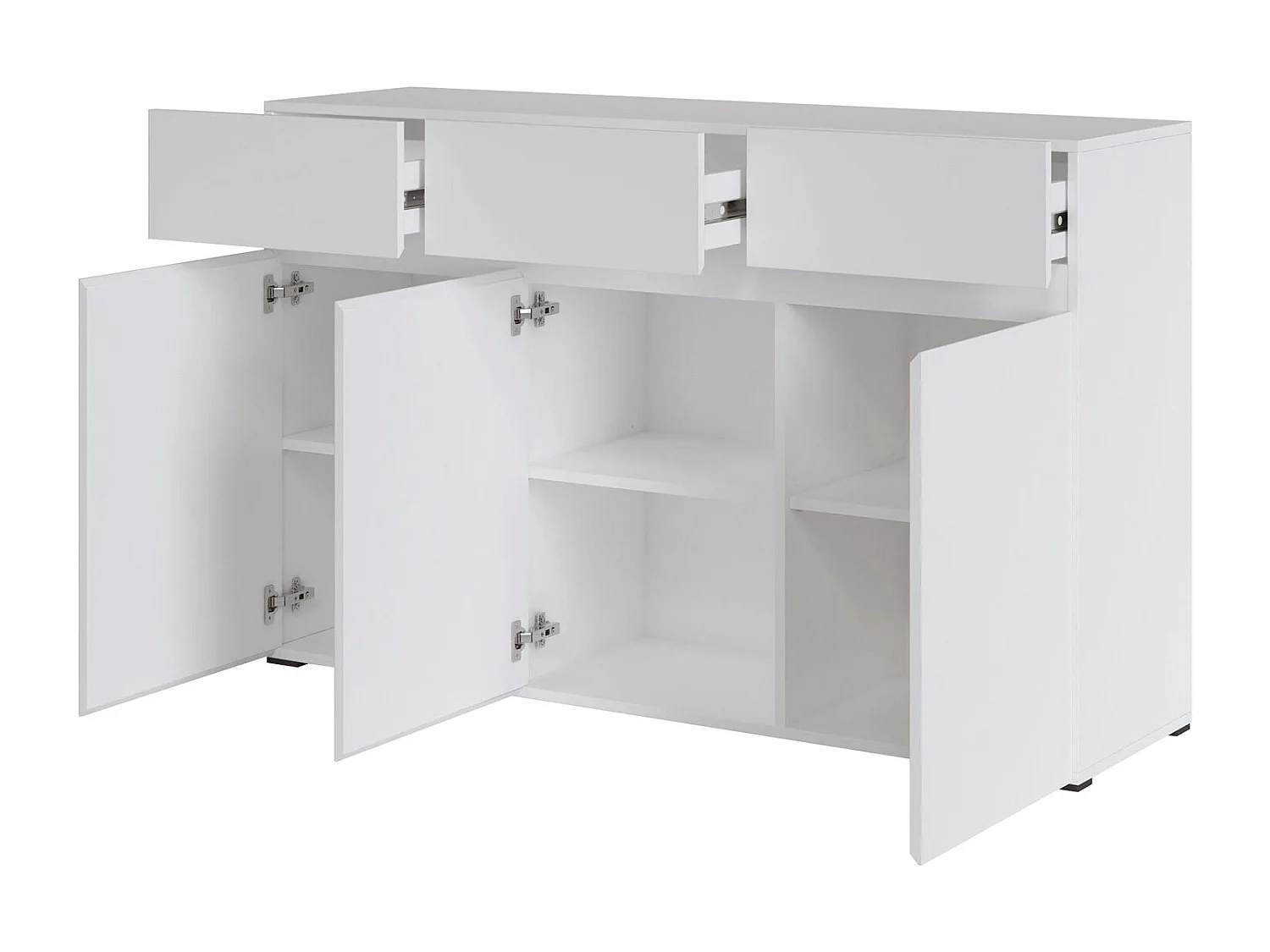 SIDEBOARD Rimini weiß 135 / 40 / 86cm