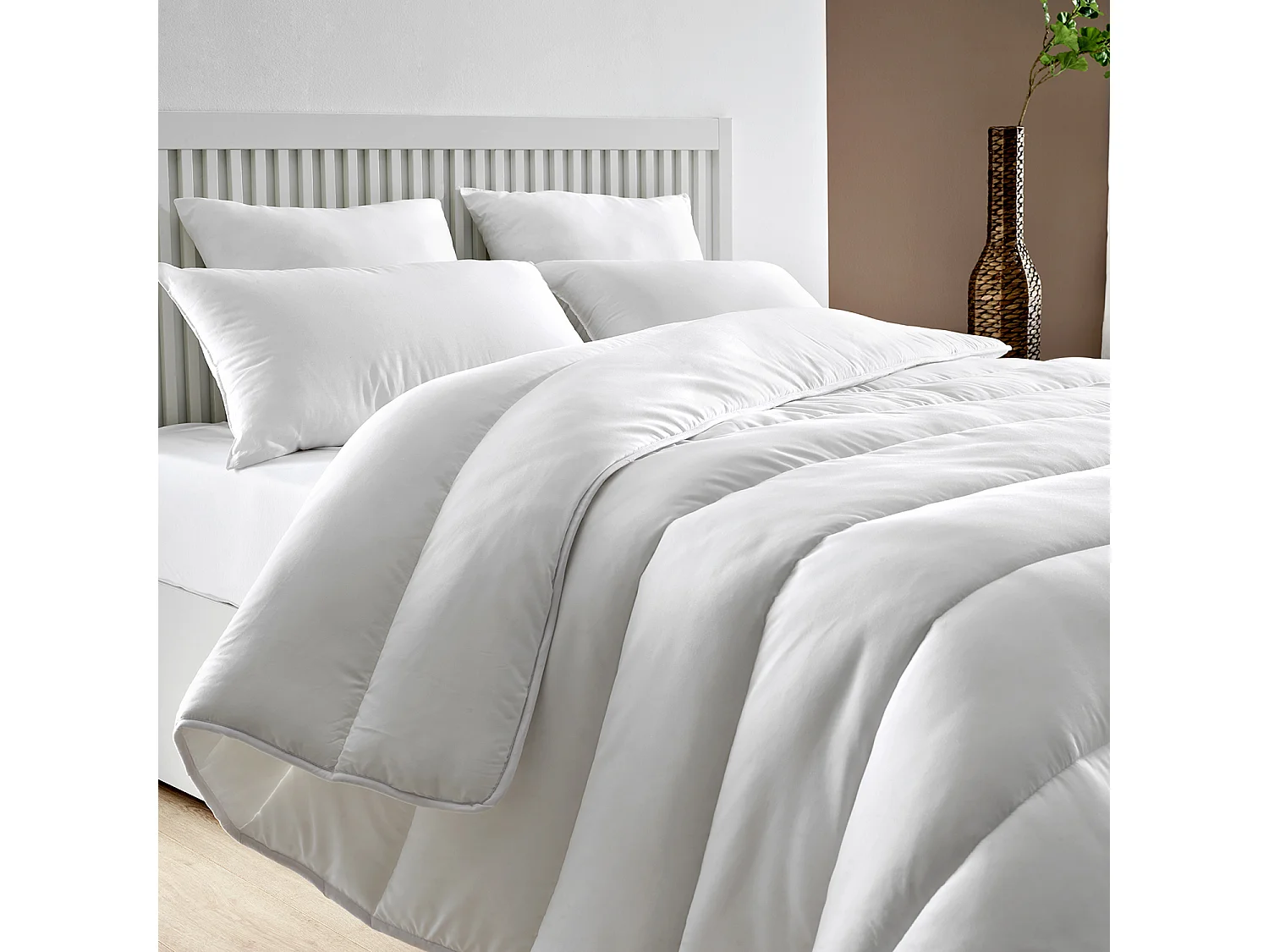 Couette en fibre de 400gr antiallergique et extra douce