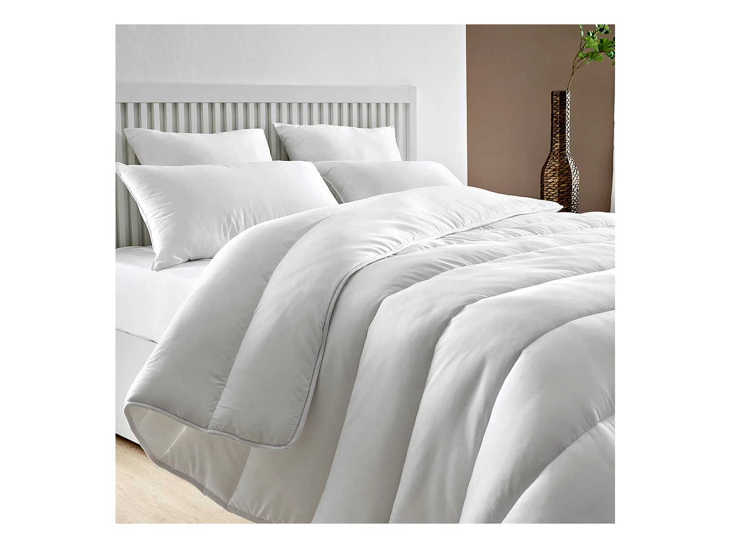 Couette en fibre de 400gr antiallergique et extra douce