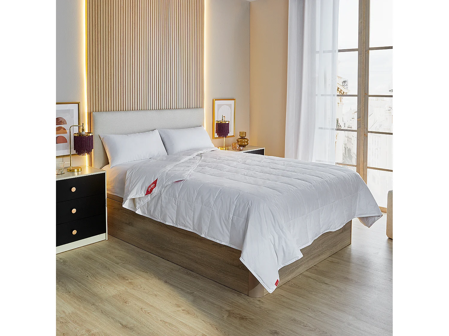 Couette double duvet 120gr+160gr