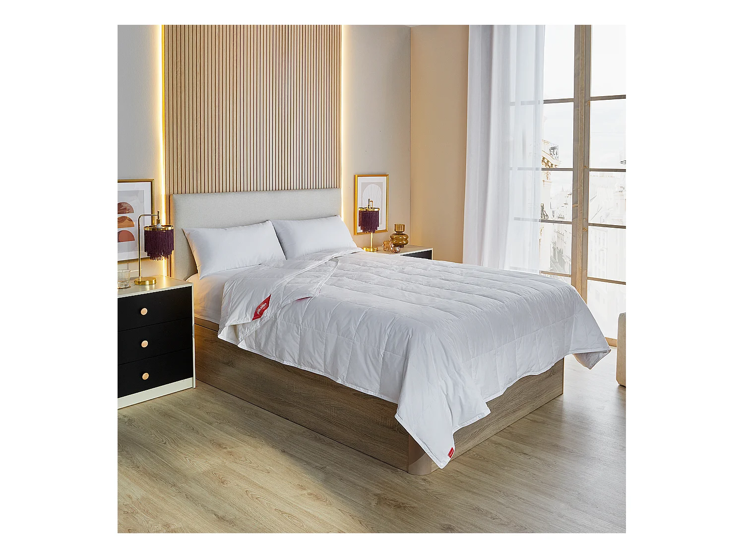 Couette double duvet 120gr+160gr