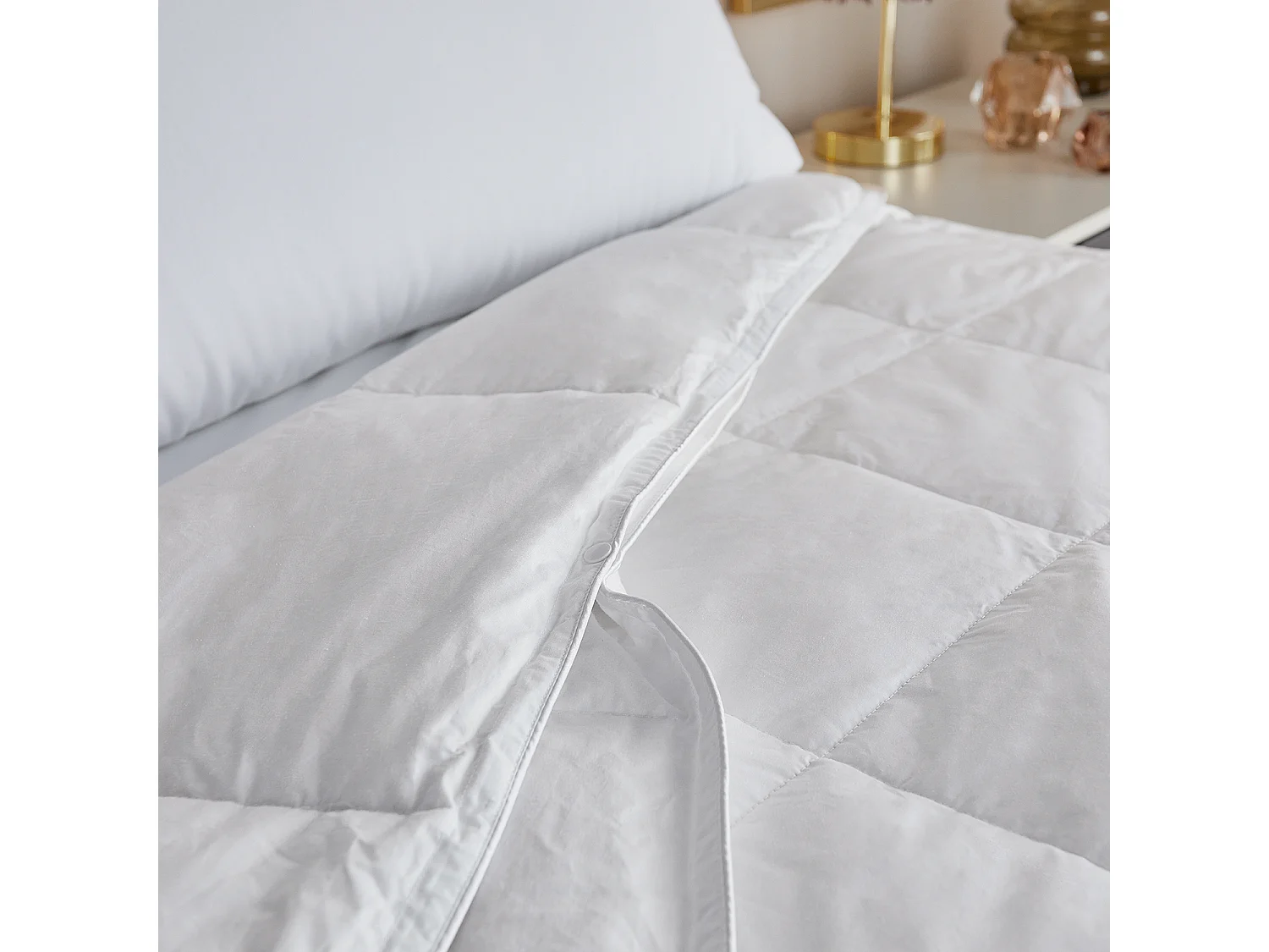 Piumone premium 150x220cm| 92% Piumino| 4 stagioni| Letto 80/90