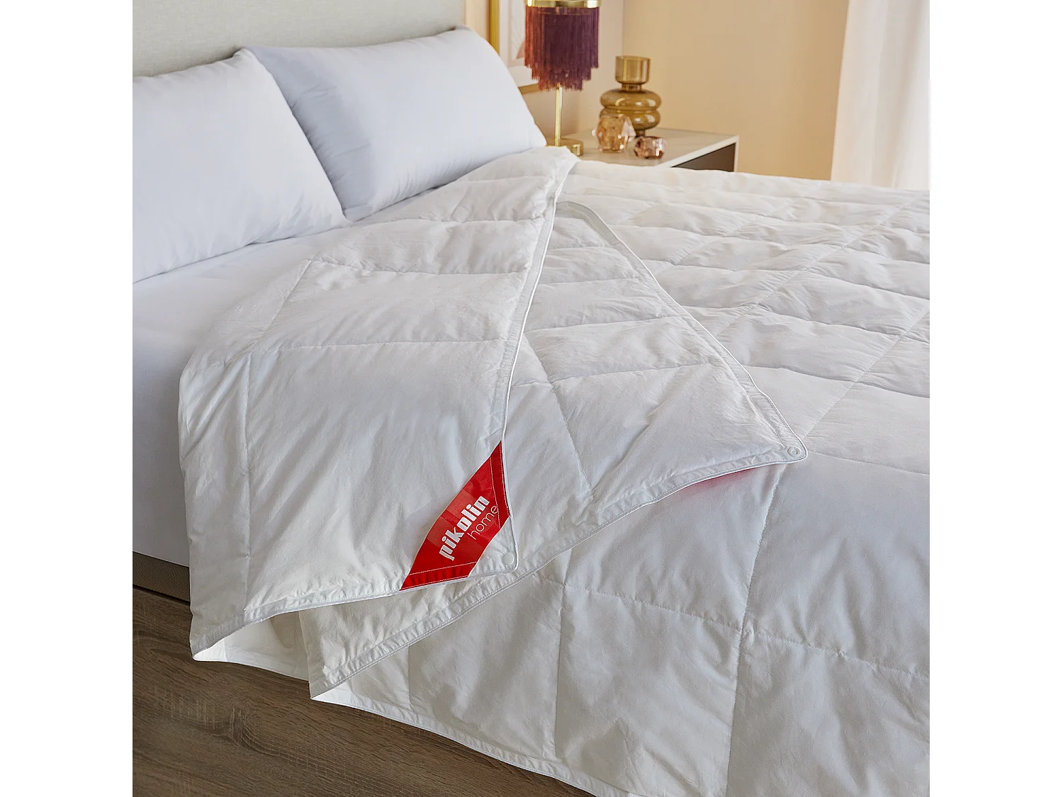 Piumino da 150 x 220 cm in piuma e piumino da 5 cm - COTTON di PIKOLIN HOME