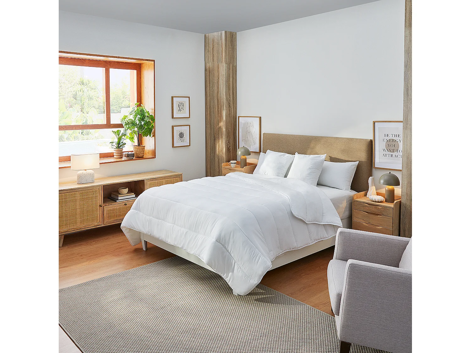 Edredón Nórdico 300gr Fibra Aloe Vera Invierno 280x240cm