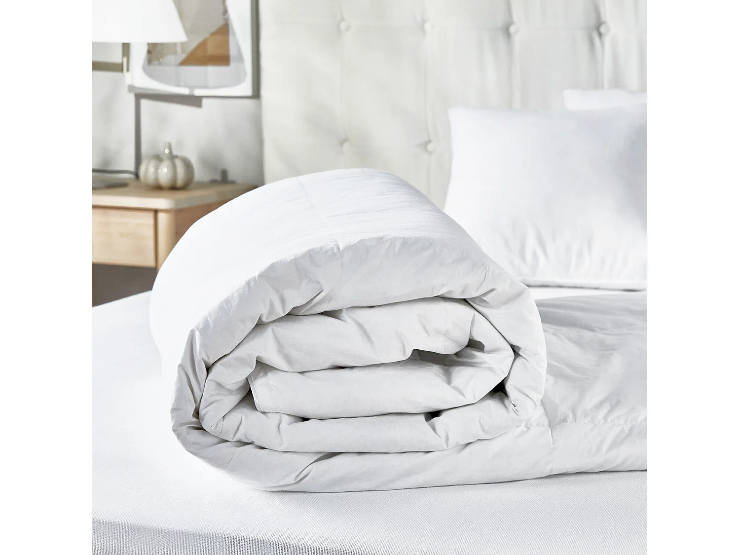 Piumino da 260 x 240 cm in piuma e piumino da 5 cm - COTTON di PIKOLIN HOME