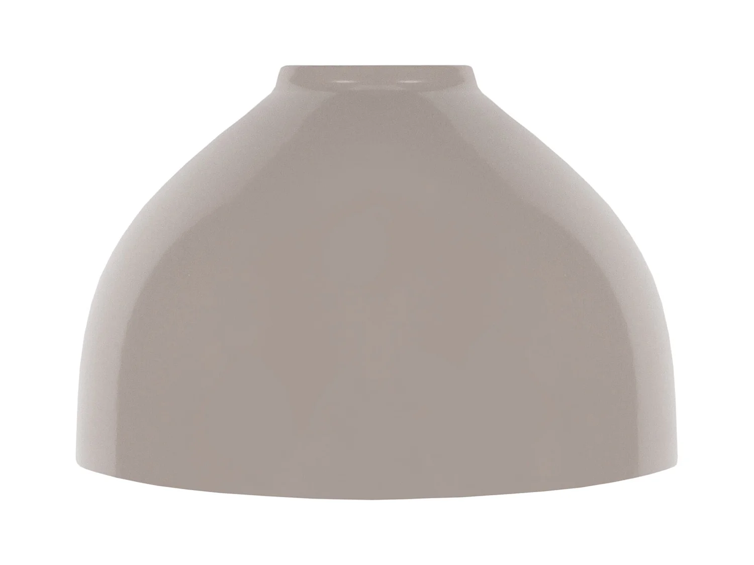 Abat-jour TOSEL ,métal,Gris ,H15,5xD23xP23cm